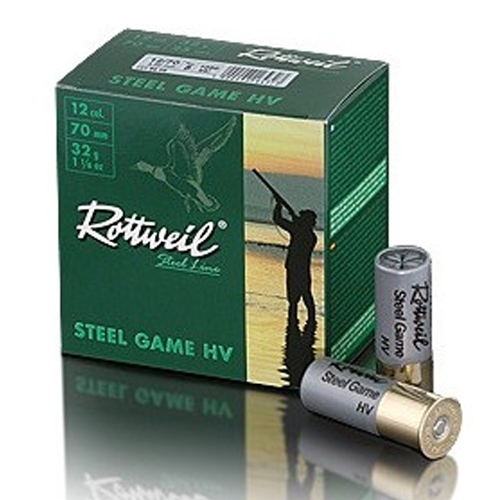 Rottweil 12/70 Steel Game HV 3,25mm 32g