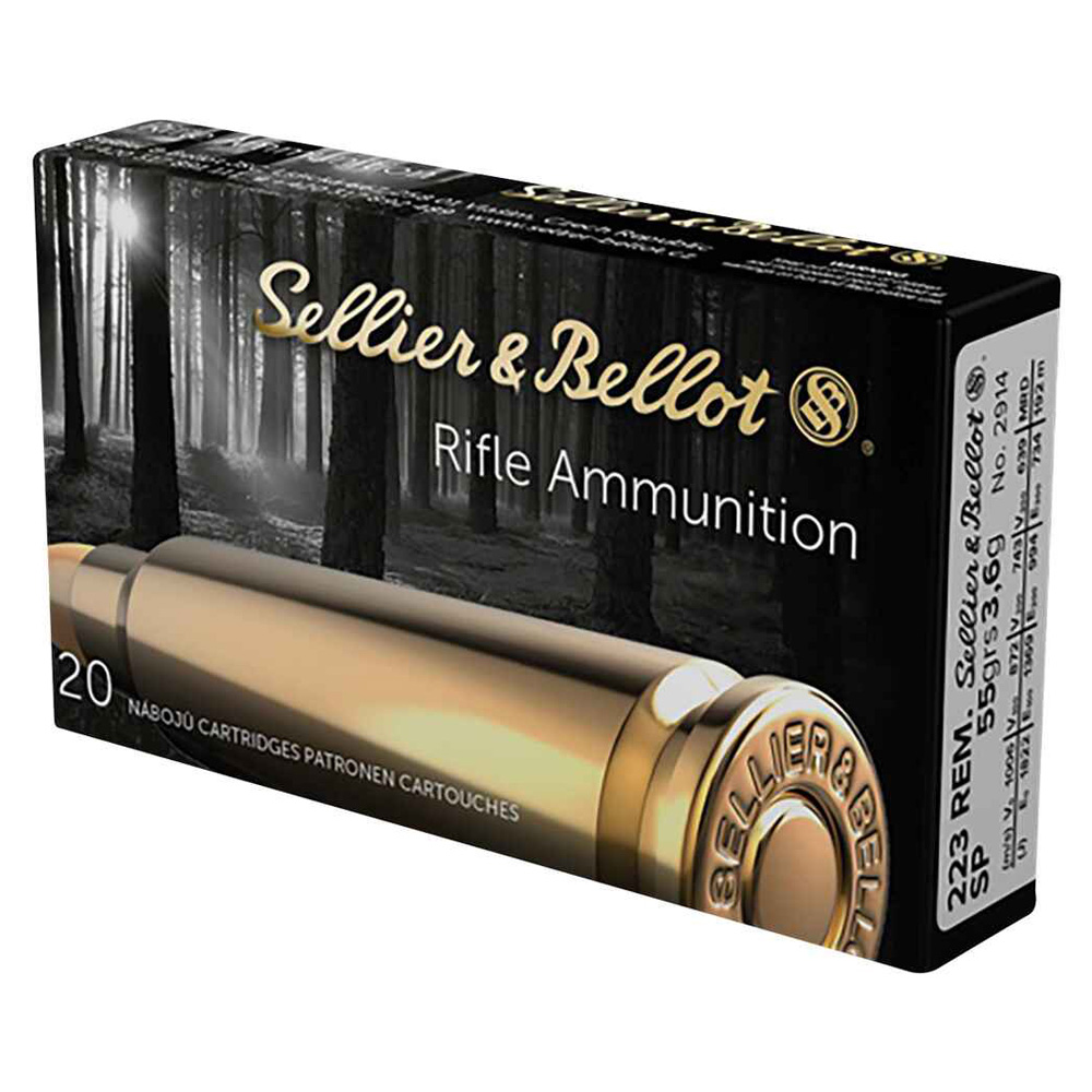 Sellier & Bellot .223 Rem. SP 3,6g/55grs.