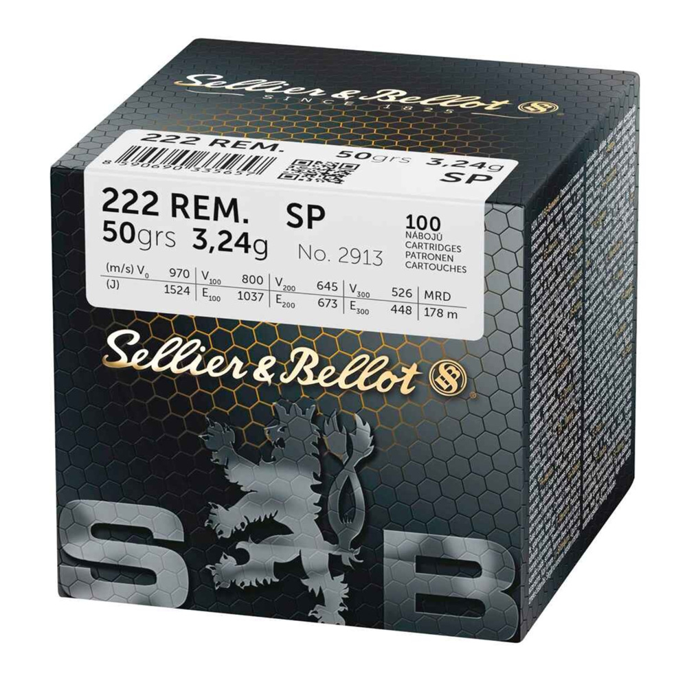 Sellier & Bellot .223 Rem. SP 3,24g/50grs.