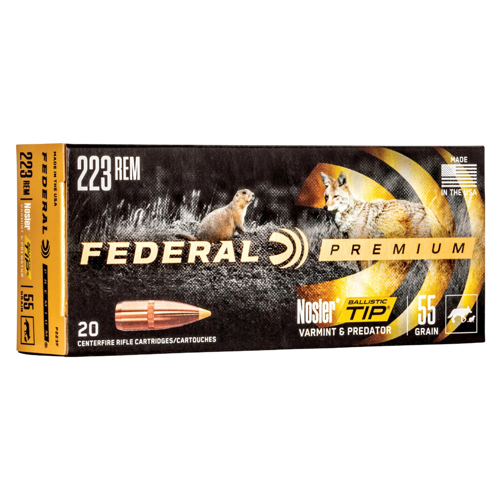 Federal Premium .223 Rem. Nosler Ballistic Tip 3,56g/55grs.