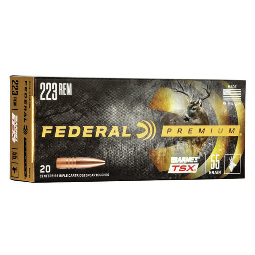 Federal Premium .223 Rem. Barnes TSX HP 3,6g/55grs.